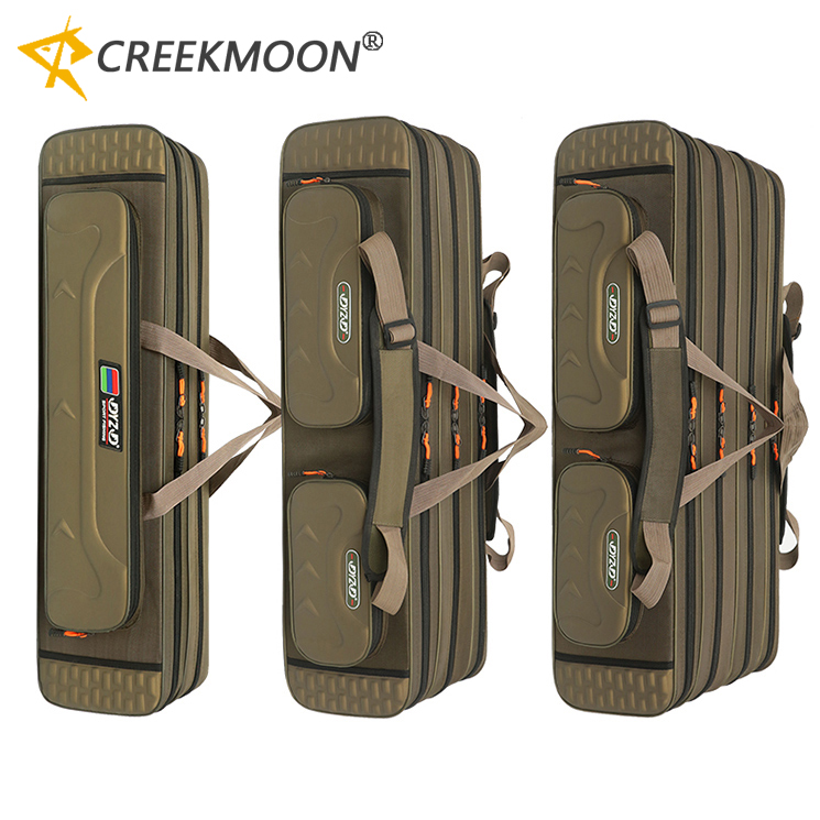 Fishing Equipment Bag - オックスフォード布 2/3/4 層釣竿タックルバッグ 80/100/120/130 センチメートル多機能魚リールルアーラインツール収納ケースギア