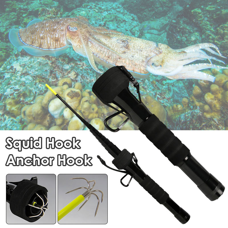 Fishing Equipment Carp - 4/3 メートル伸縮イカガフアンカーフック釣りフックイカイカタコ 6 爪フック簡単キャッチ漁具用品