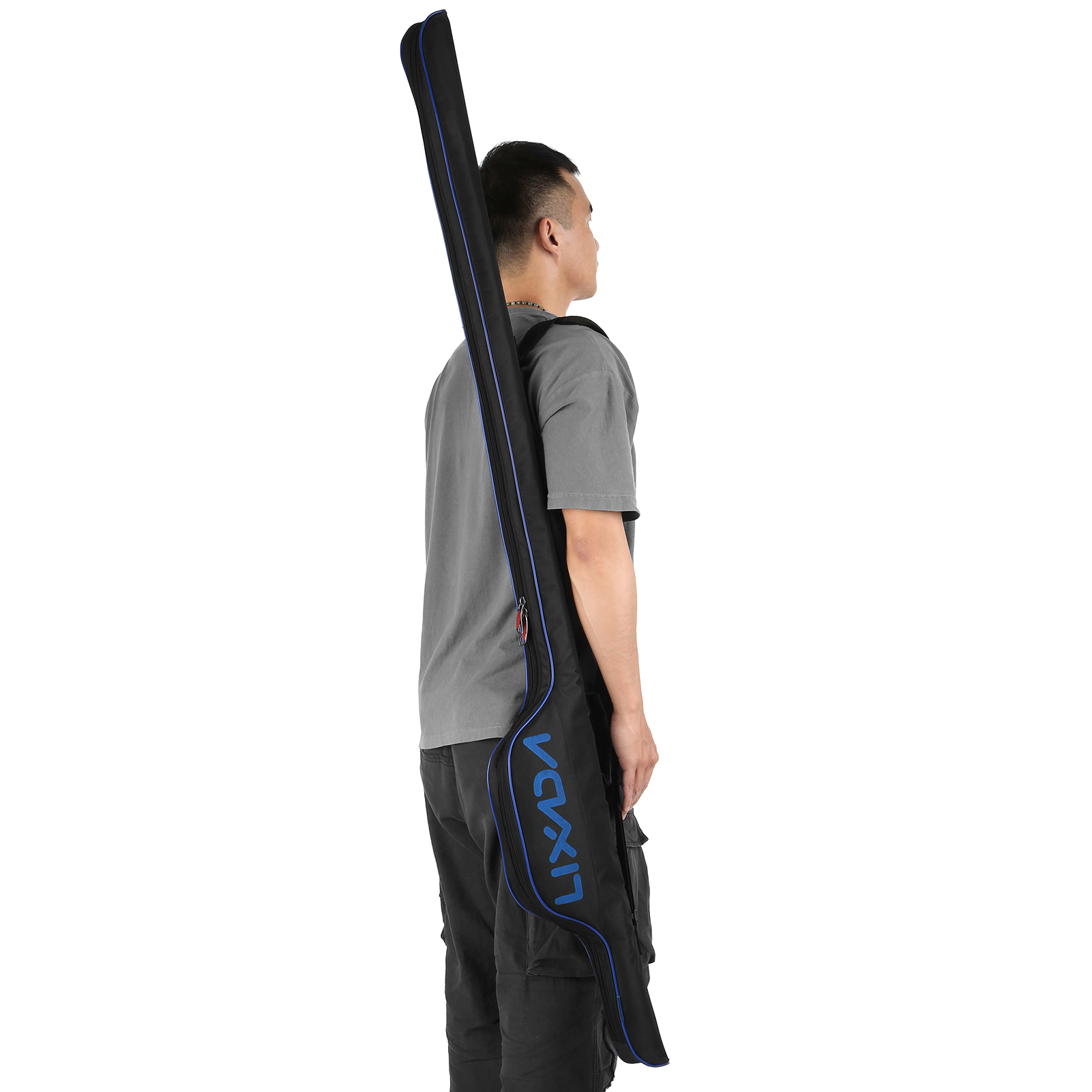 Fishing Equipment Bag - Lixada 63 インチ釣り竿バッグポータブル釣竿ケース折りたたみ釣竿ホルダー大容量ロッドタックルオーガナイザー収納