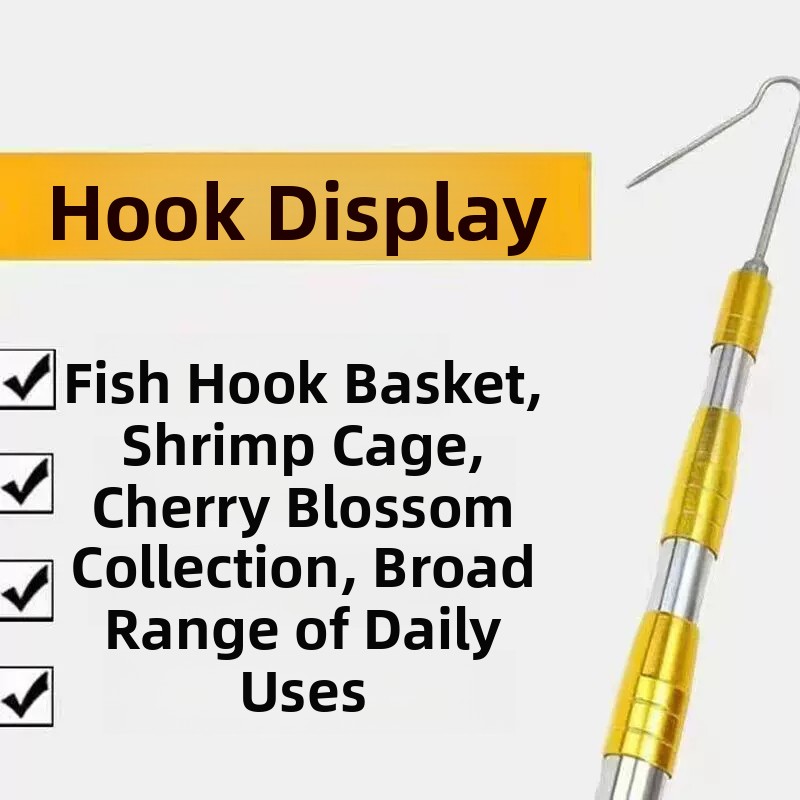 ステンレス製伸縮式ポールロングスカイフフルーツピッキングステ - Fishing Equipment Carp のレビューと価格