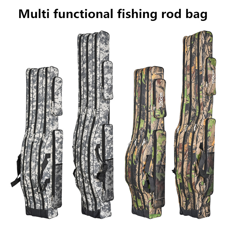 1.2m/1.5m 三層折りたたみ式大型釣りバッグ、ダブルシ - Fishing Equipment Bag のレビューと価格