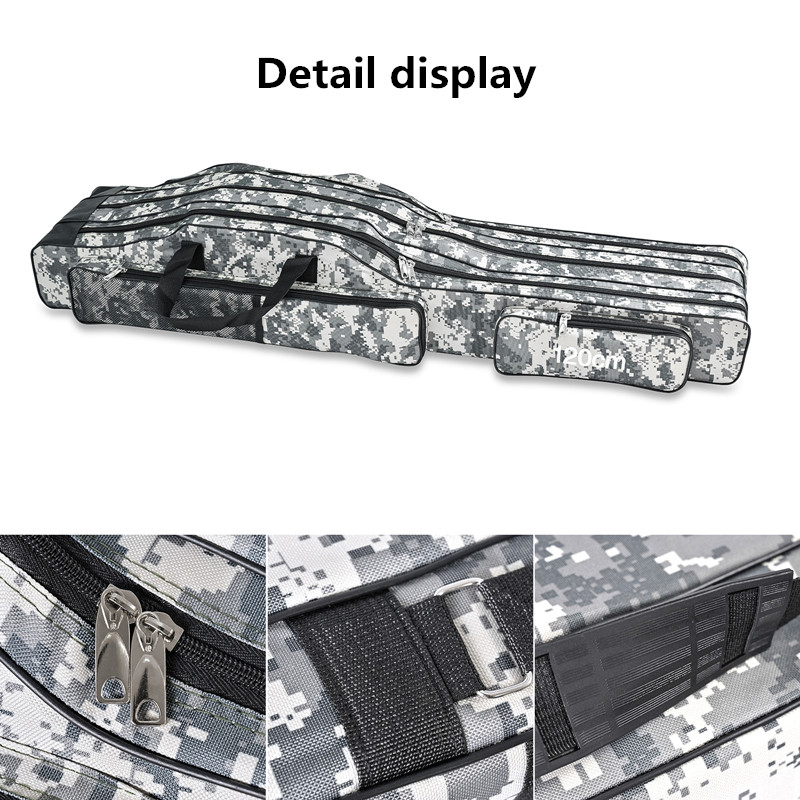 1.2m/1.5m 三層折りたたみ式大型釣りバッグ、ダブルシ - Fishing Equipment Bag のレビューと価格
