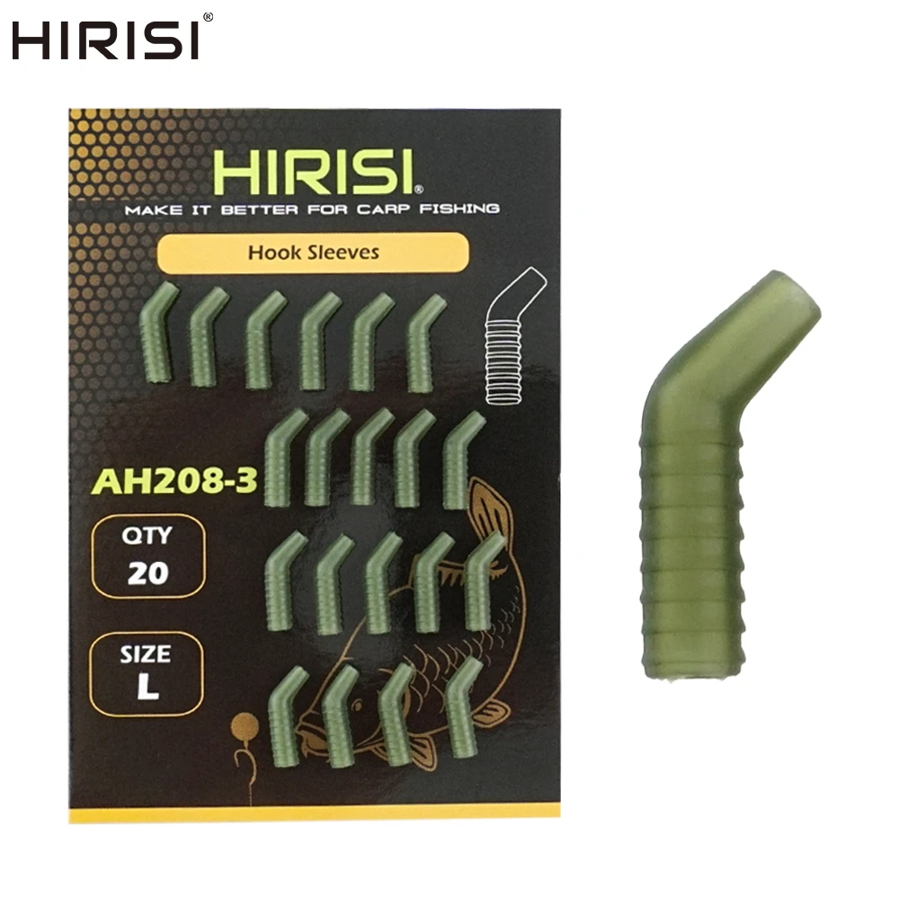 Hirisi-もつれ防止ラバーフィッシュフックスリーブ、鯉釣 - Fishing Equipment Carp のレビューと価格