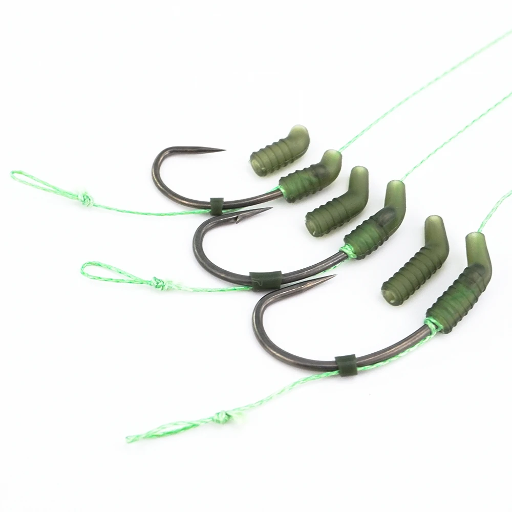 Hirisi-もつれ防止ラバーフィッシュフックスリーブ、鯉釣 - Fishing Equipment Carp のレビューと価格